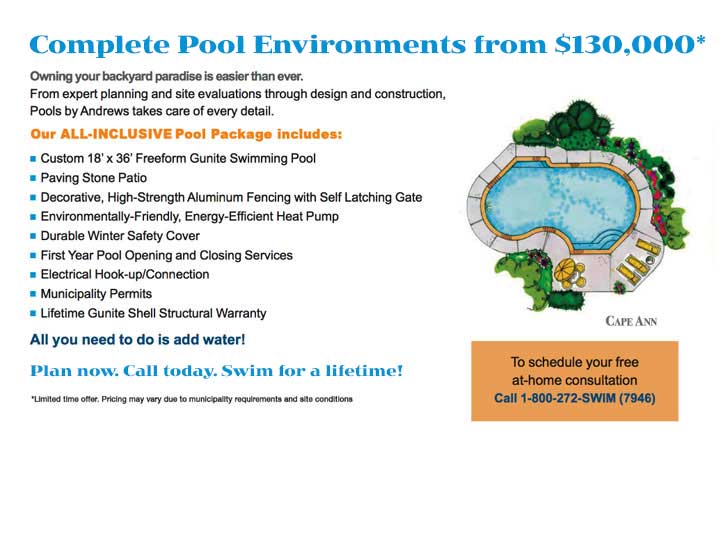 Special Offers Pools by Andrews